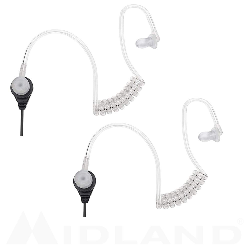 Midland Avph3 Transparent Security Headsets With Ptt/Vox (4 Pack)